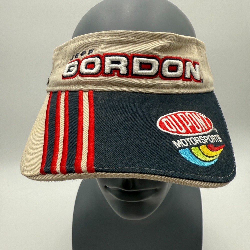 Jeff Gordon Sun Visor DUPONT Motorsports NASCAR CHASE Authentics Adjustable #24